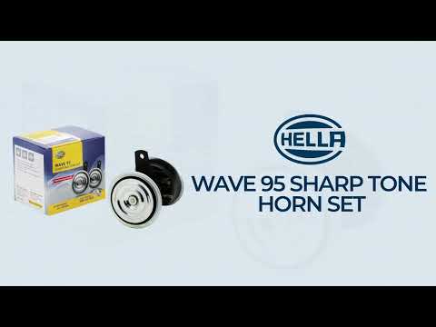 HELLA Electric Horn Wave95 Sharp Tone Set 922300991