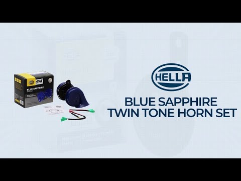 HELLA Electric Horn Blue Sapphire Twin Tone Set 007728921
