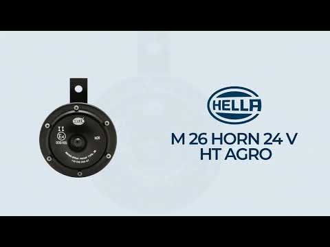 HELLA Electric Horn M26 24V HT Agro 922000851